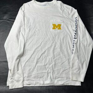 Men's Vineyard Vines - University of Michigan Long Sleeve T-Shirt